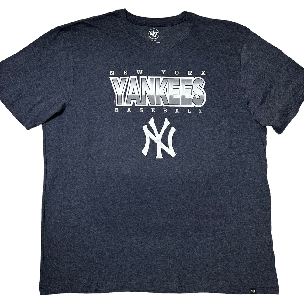 NWOT 47 Brand NY Yankees Baseball Graphic T-Shirt Blue Men’s XXL